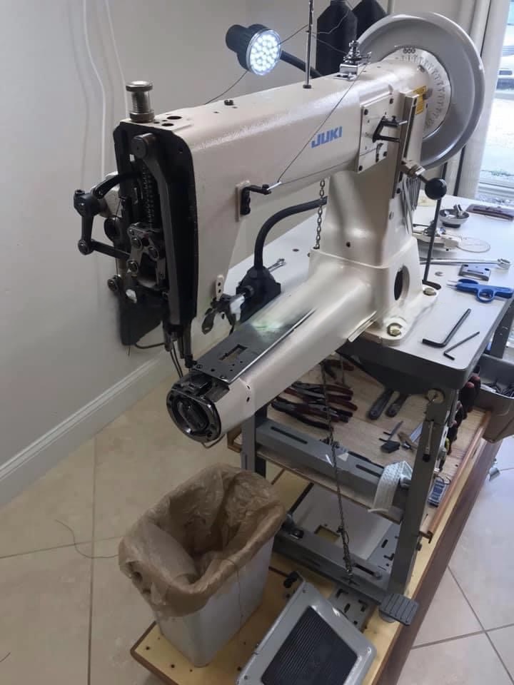 Sewing machine servo motor installation and mechanical clutch repair