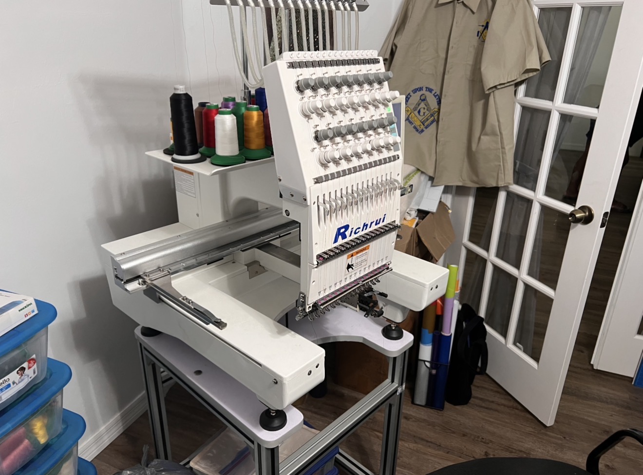 Full sewing machine repair inspection and needle threader adjustment