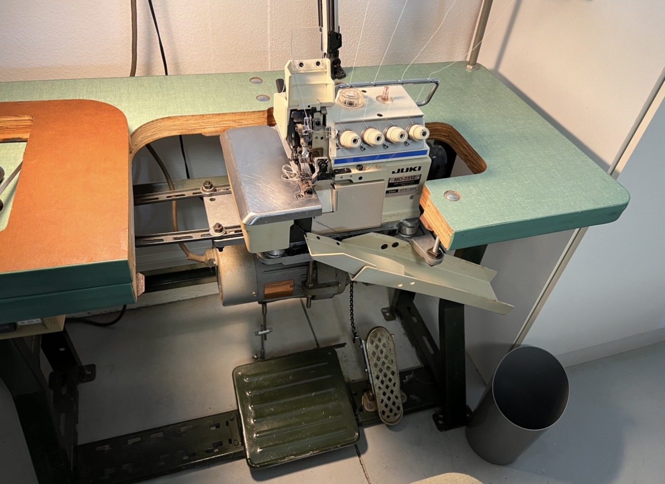 Sewing machine tension assembly repair and thread guide cleaning